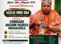 Comrade Ibrahim Waheed Makanjuola Honoured With Prestigious Chieftaincy Title at Ojude Oba Alápéjú 2026