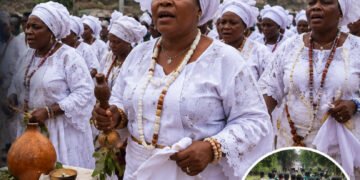 Kidnapped Oyo Schoolchildren: Traditional Worshippers Hold Spiritual Procession for Victims’ Release in Abeokuta.